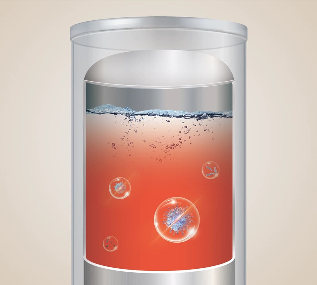Funcția de dezinfecție a rezervorului